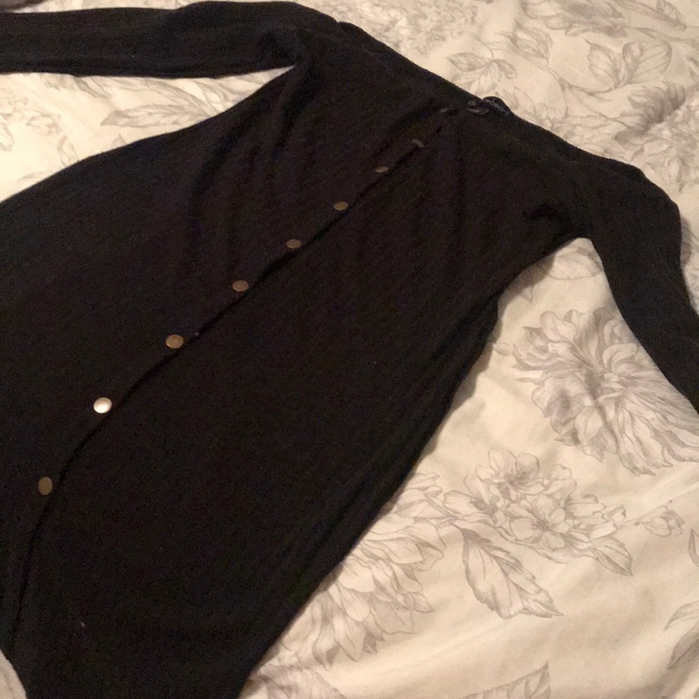 Black buttoned dress
